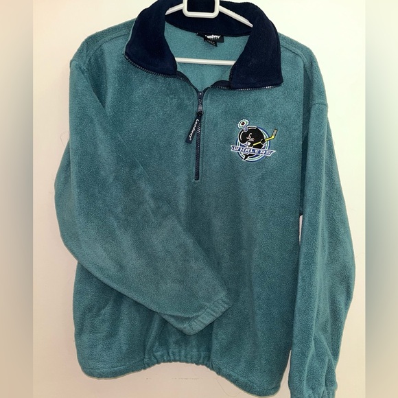 Vintage Plymouth Whalers defunct hockey fleece - Picture 1 of 4